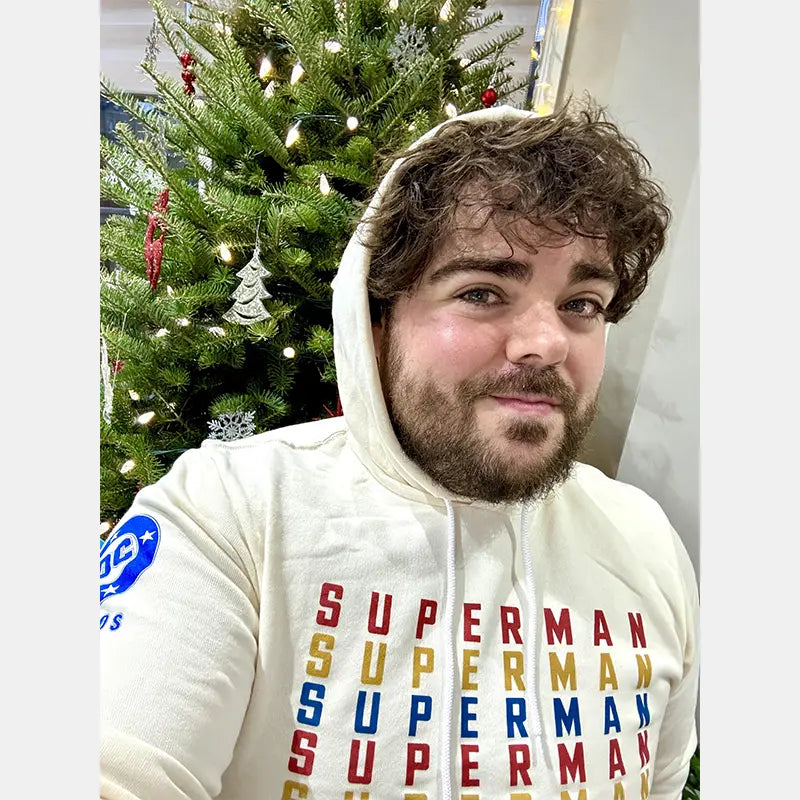 DC Superman 2025 Hoodie 🦸♂️🖤 Recreated Edition