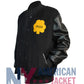 Notre Dame Rudy Irish Black Varsity Bomber Jacket