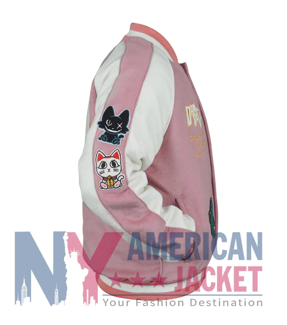 Dandadan 2025 Momo Ayase Pink Varsity Jacket