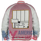 Dandadan 2025 Momo Ayase Pink Varsity Jacket