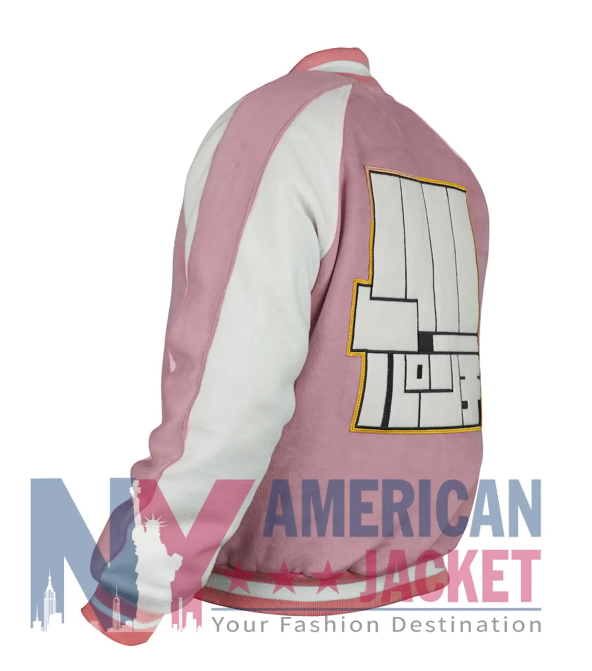 Dandadan 2025 Momo Ayase Pink Varsity Jacket