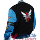 Delaware State Ole Skool Blue Letterman Jacket