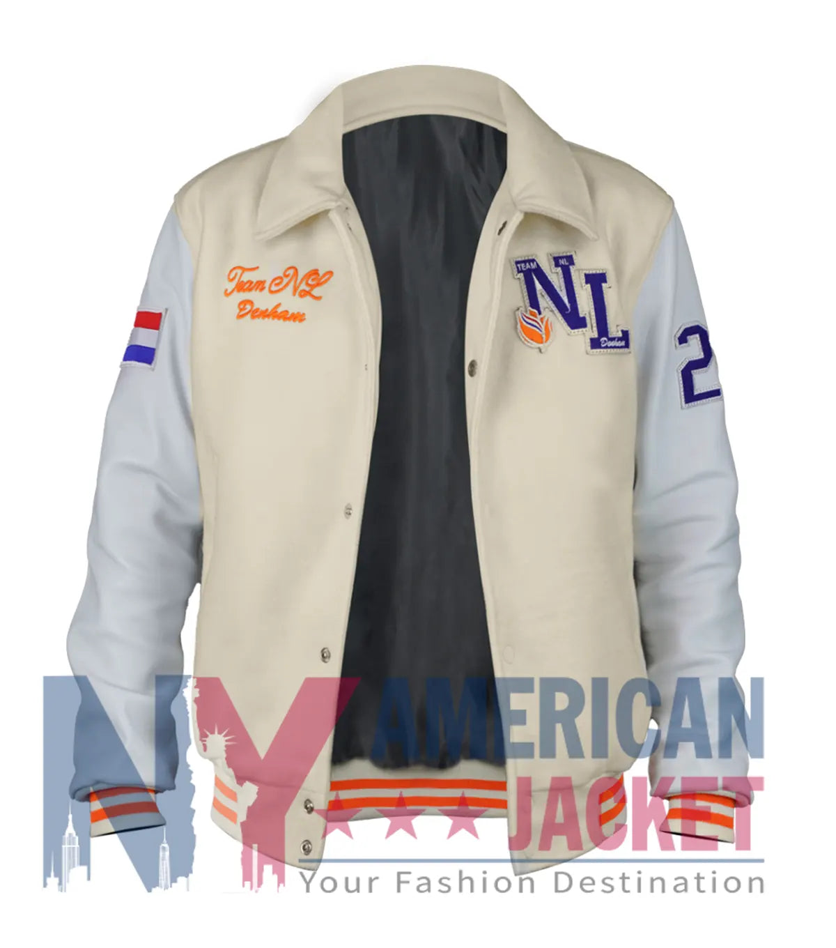 Denham Netherlands Olympic Team Varsity Jacket