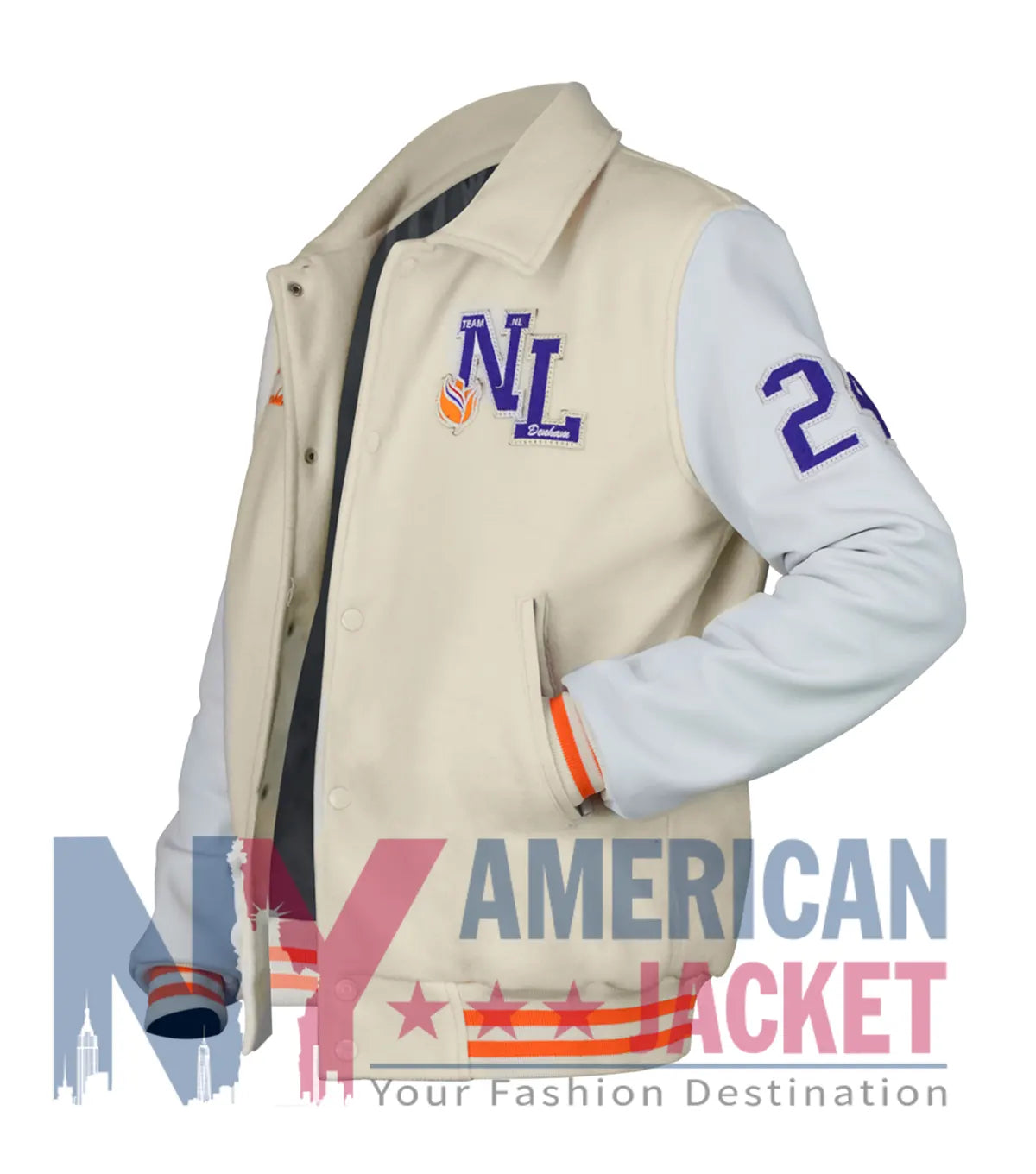Denham Netherlands Olympic Team Varsity Jacket