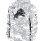 2024 Detroit Lions Arctic Camo Salute to Service Hoodie Recreated Edition