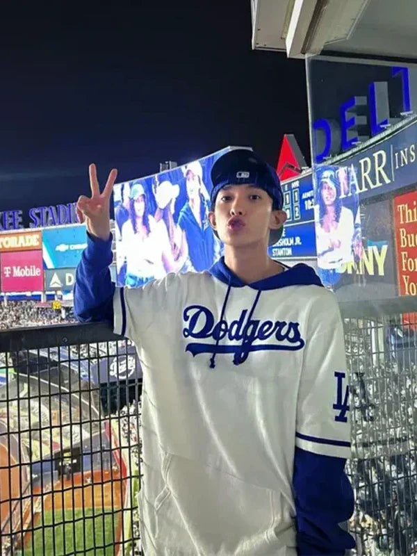 Dokyeom Los Angeles Dodgers Hoodie ⚾💙 Recreated Edition