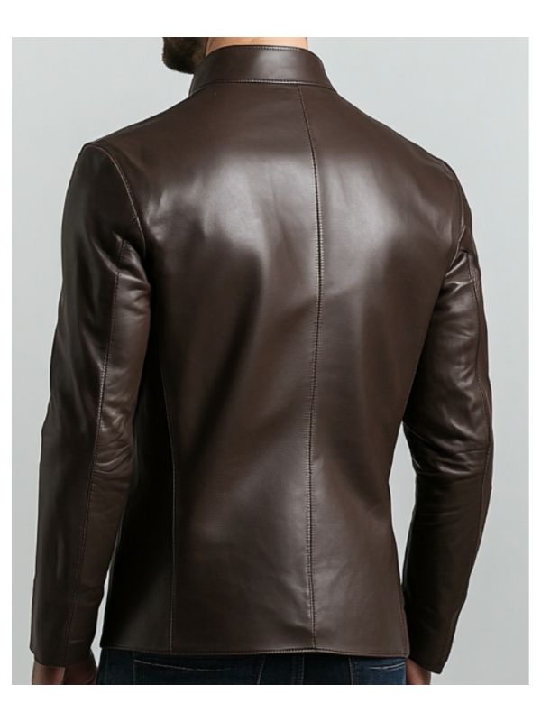 Edward Leather Brown Jacket – Men’s Leather Jacket (Brown)