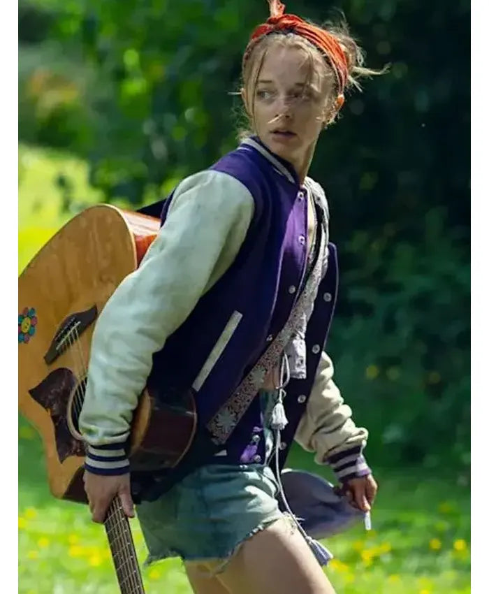 Ellie de Lange Run Away Varsity Jacket