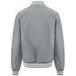 Essential Silver Satin Lettermen Bomber Jacket