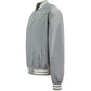 Essential Silver Satin Lettermen Bomber Jacket