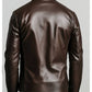 Evelyn Leather Brown Jacket – Men’s Leather Jacket (Brown)