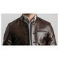 Evelyn Leather Brown Jacket – Men’s Leather Jacket (Brown)