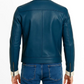 Fantastic Four First Steps Mister Fantastic Blue Leather Jacket