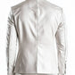 Freddie White Leather Blazer – Men’s White Leather Blazer