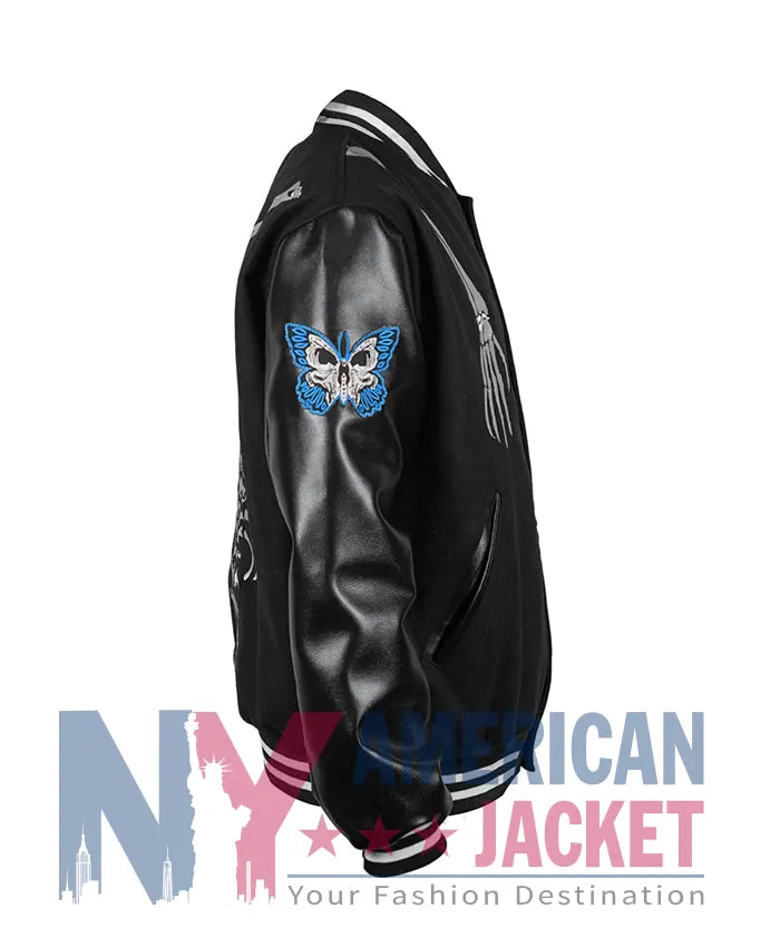 Godspeed James Blake Letterman Varsity Jacket