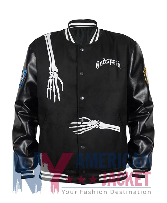 Godspeed James Blake Letterman Varsity Jacket