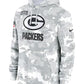 2024 Green Bay Packers Arctic Camo Salute to Service Hoodie Recreated Edition