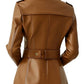 Harper Leather Brown Jacket – Women’s Leather Jacket (Brown)