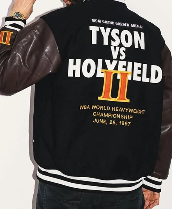 Headgear Tyson Vs Holyfield Varsity Jacket