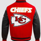 KC Chiefs Retro Classic Red And Black Varsity Jacket