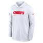 Kansas City Chiefs Sideline Performance Long Sleeve Hoodie T-Shirt Recreated Edition