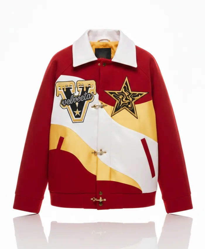 Kevin Leonel X Velveeta Varsity Jacket