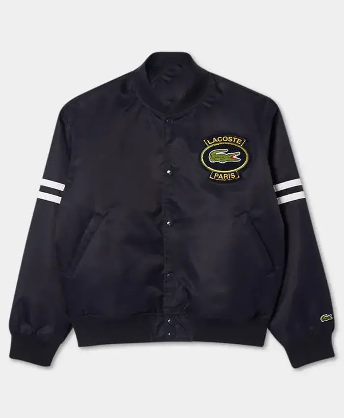 Lacoste Vintage Patch Varsity Jacket