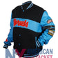 Delaware State Ole Skool Blue Letterman Jacket