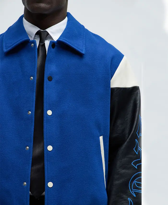 Lettermen Men’s Royal Blue Varsity Jacket