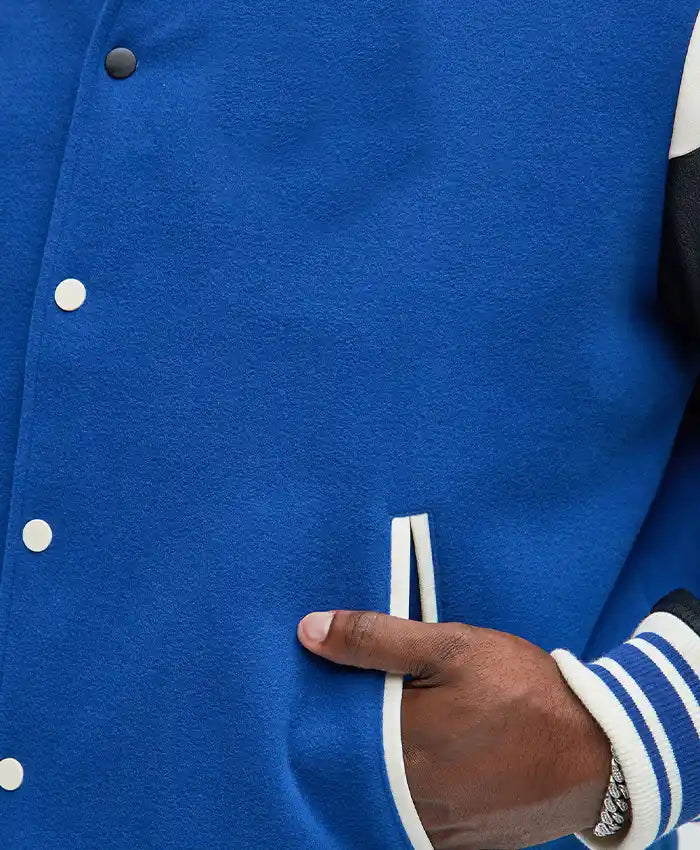 Lettermen Men’s Royal Blue Varsity Jacket