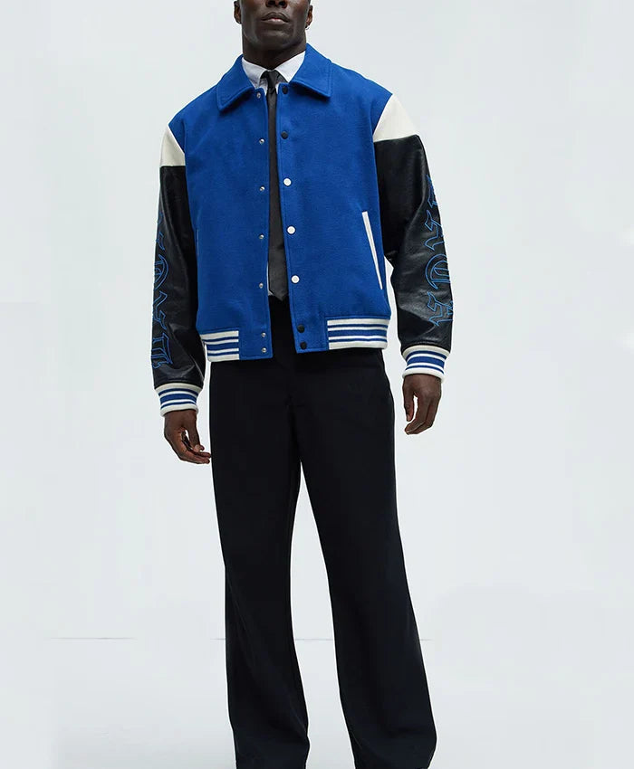 Lettermen Men’s Royal Blue Varsity Jacket
