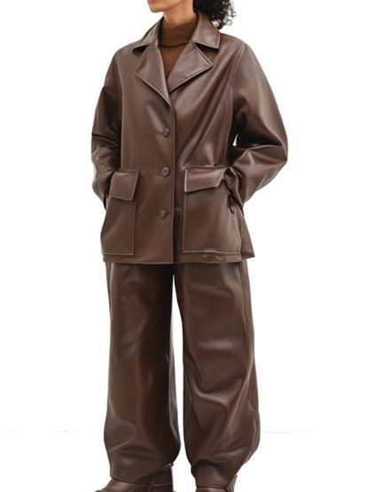 Lily Leather Brown Jacket - Women Leather Jacket Brown