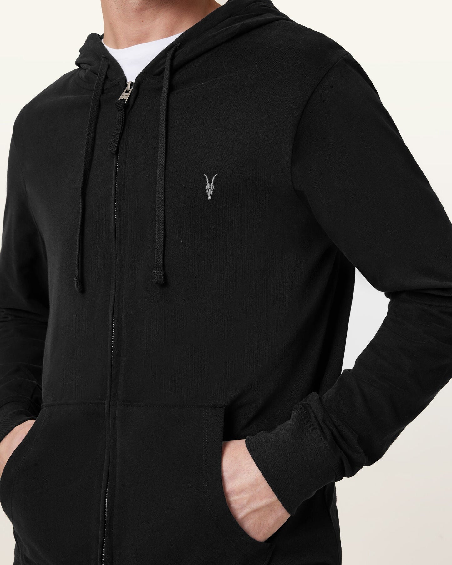 All Saints Zip-Up Hoodie Recreated Edition