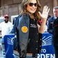 Mariska Hargitay Varsity Jacket