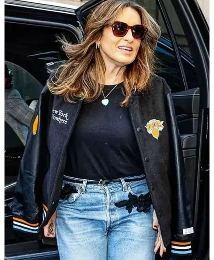 Mariska Hargitay Varsity Jacket
