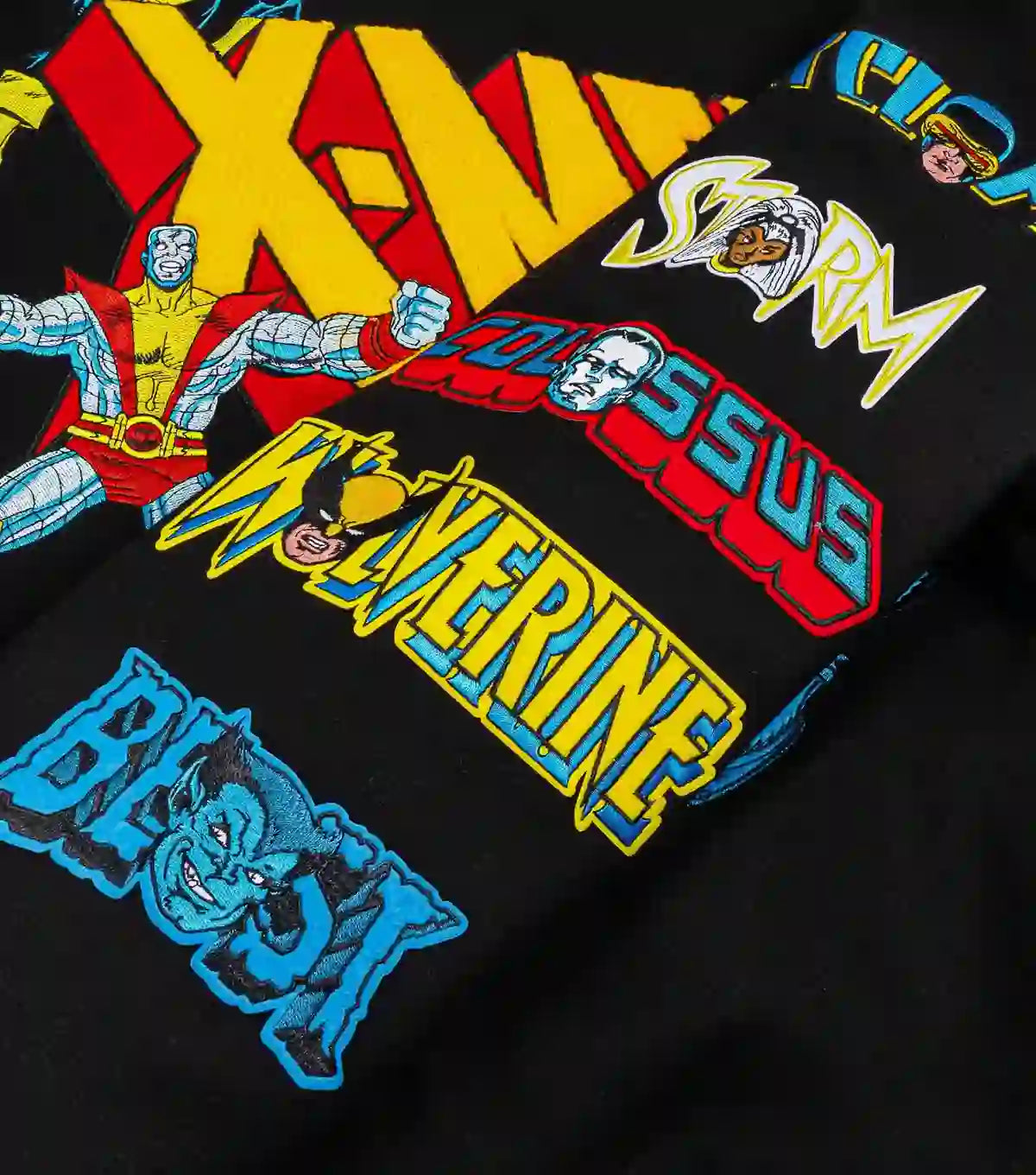 Marvel Team X Men Black Varsity Jacket