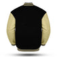 Mens Black Wool OFF-White Varsity Jacket