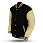 Mens Black Wool OFF-White Varsity Jacket