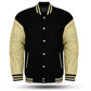 Mens Black Wool OFF-White Varsity Jacket