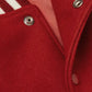 Men’s Casual Red and White Varsity Jacket