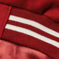 Men’s Casual Red and White Varsity Jacket
