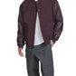 Men’s Burgundy Lettermen Bomber Jacket