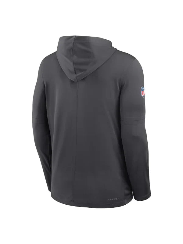 Dallas Cowboys Sideline Performance Long Sleeve Hoodie T-Shirt 🏈 Recreated Edition