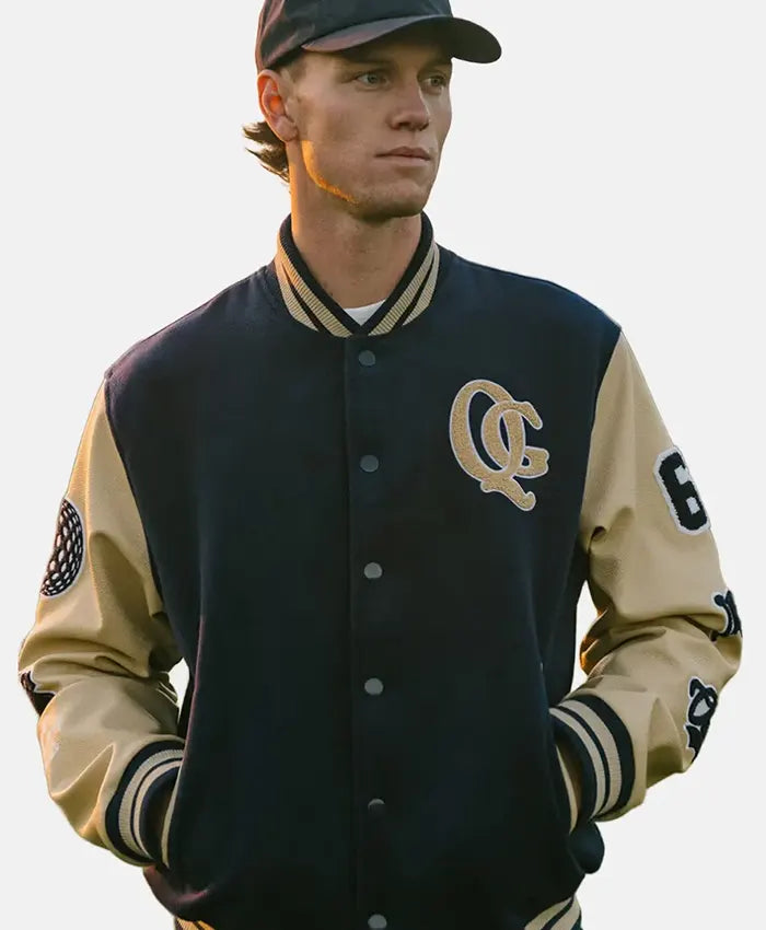Mens Quiet Golf Varsity Jacket