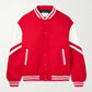 Men’s Red Lettermen Wool Varsity Jacket