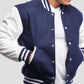 Men’s Royal Blue Varsity Lettermen Jacket