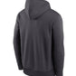 Miami Dolphins Nike Anthracite Toss Sweep Performance Hoodie Recreated Edition