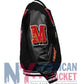 Miami Heat Mashup Logo Black Varsity Jacket