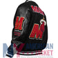 Miami Heat Mashup Logo Black Varsity Jacket