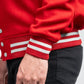 Mondor Red Wool Varsity Jacket
